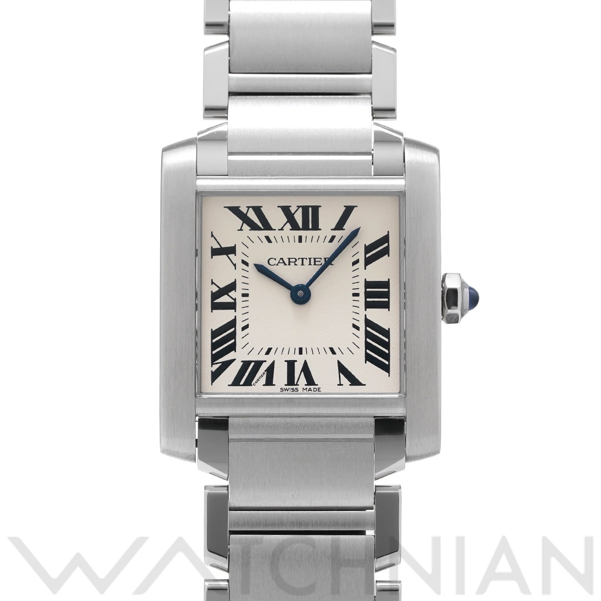 カルティエ タンクフランセーズ MM WSTA0005 シルバー ユニセックス 時計 【中古】【wristwatch】