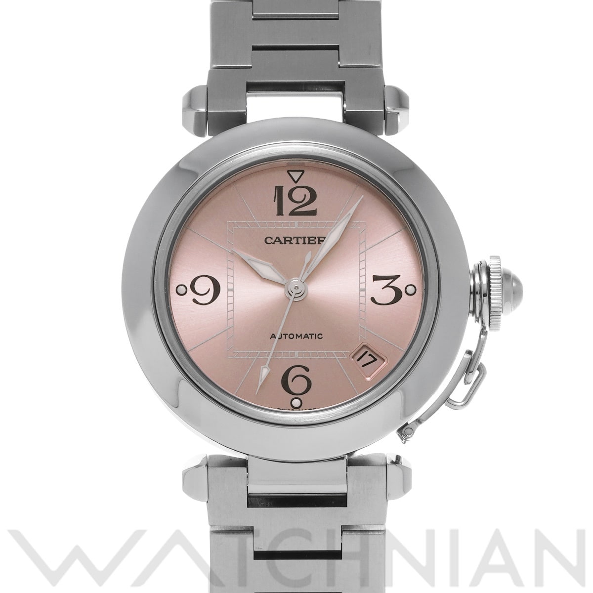 カルティエ パシャC W31075M7 ピンク ユニセックス 時計 【中古】【wristwatch】