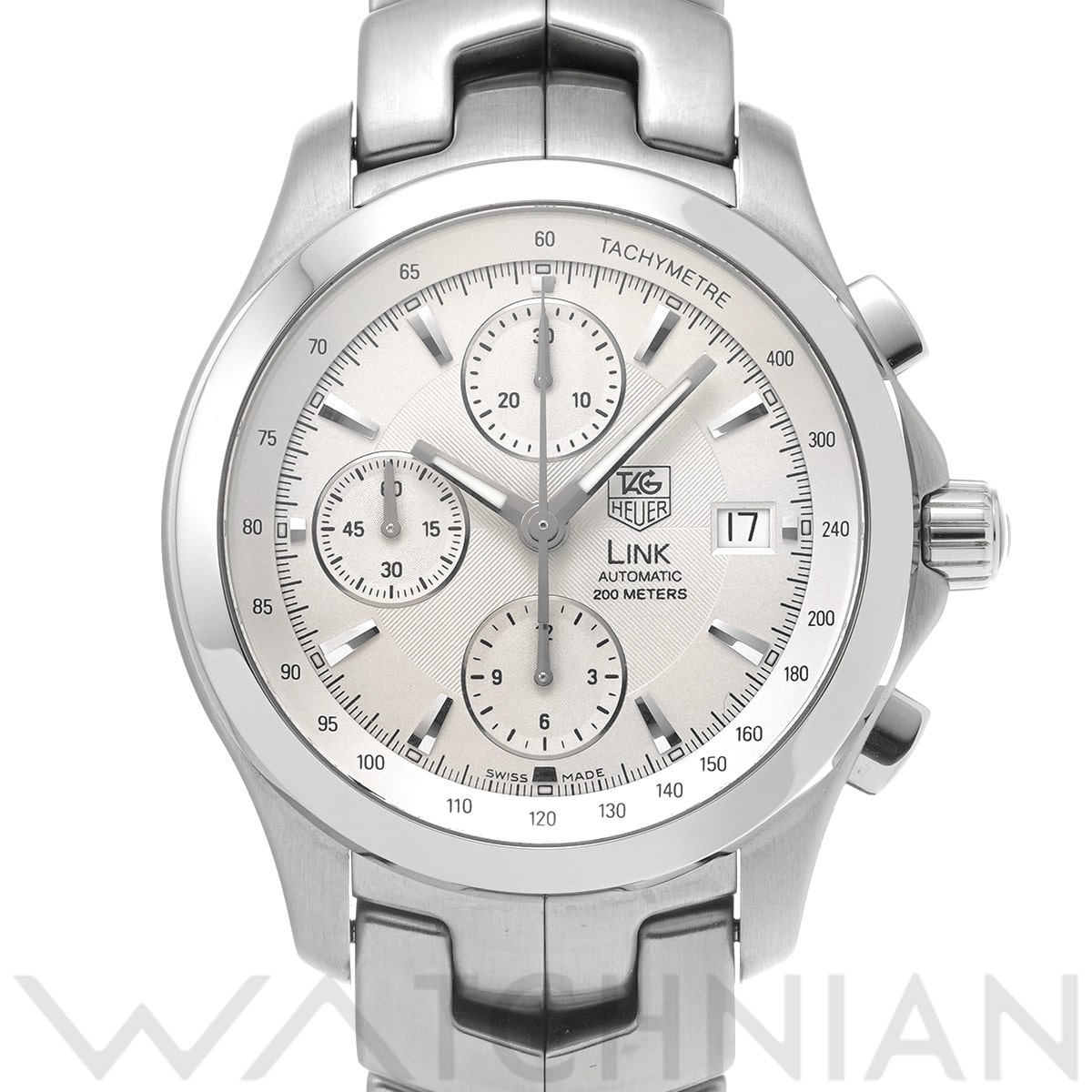 タグ ホイヤー リンク キャリバー16 クロノグラフ CJF2111.BA0576 シルバー メンズ 時計 【中古】【wristwatch】