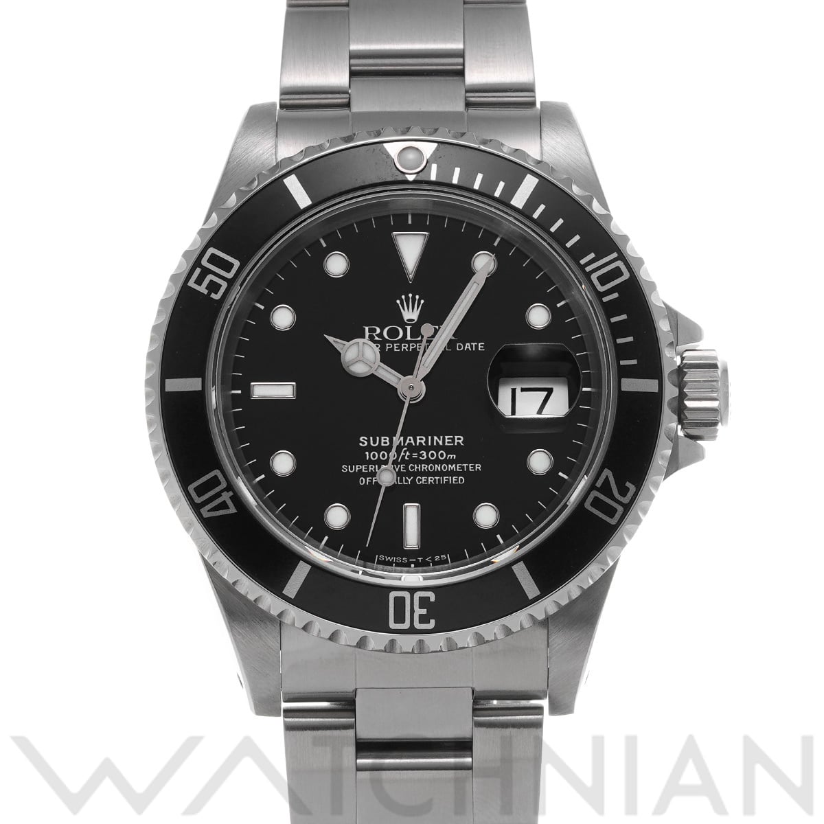 ロレックス サブマリーナ デイト 16610 ブラック メンズ 時計 【中古】【wristwatch】