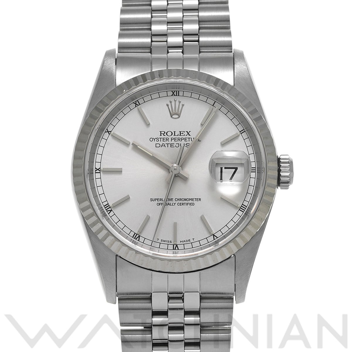 ロレックス デイトジャスト 16234 シルバー メンズ 時計 【中古】【wristwatch】