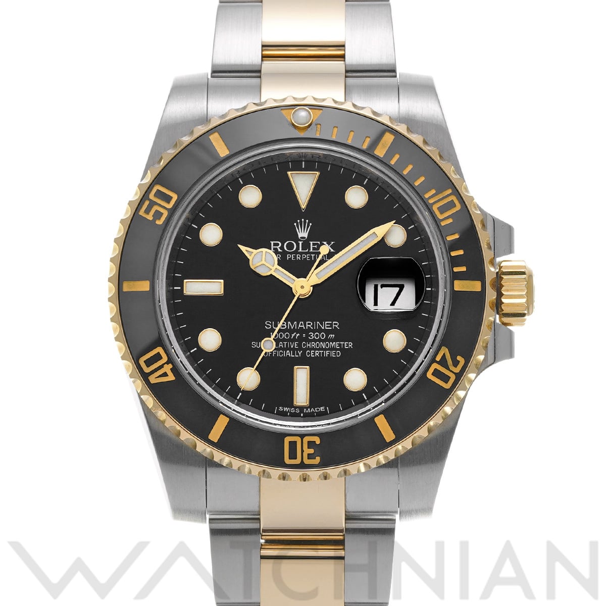 ロレックス サブマリーナ デイト 116613LN ブラック メンズ 時計 【中古】【wristwatch】