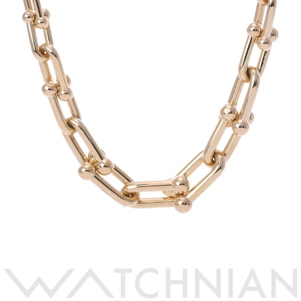 ティファニー ハードウェア ネックレス ゴールド K18イエローゴールド YG レディース ジュエリー 【中古】【jewelry】