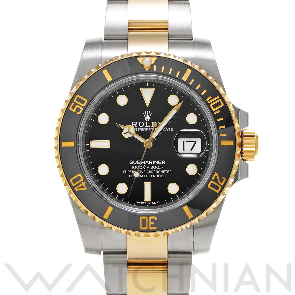 ロレックス サブマリーナ デイト 116613LN ブラック メンズ 時計 【中古】【wristwatch】
