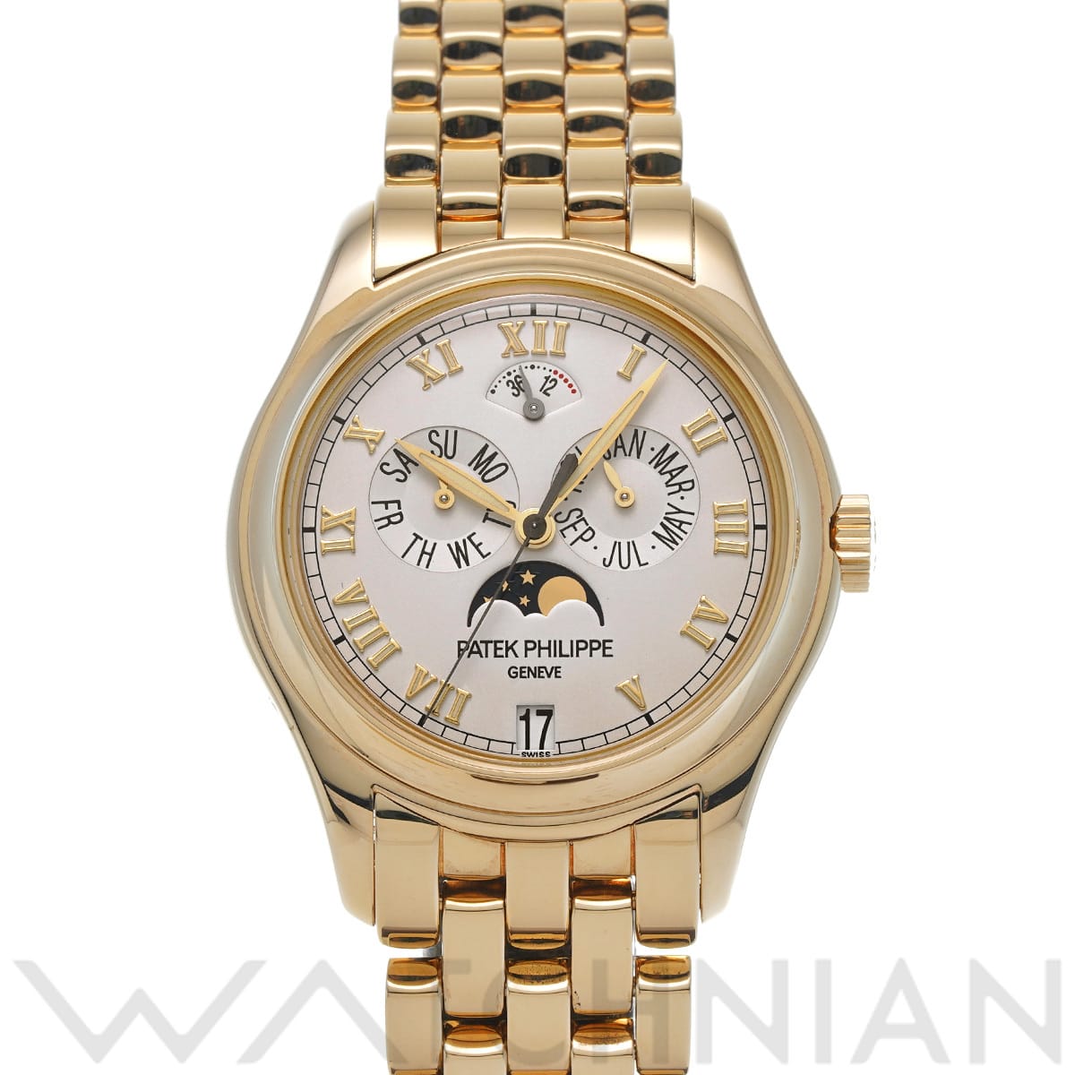 パテック フィリップ アニュアルカレンダー 5036/1J-001 シルバー メンズ 時計 【中古】【wristwatch】