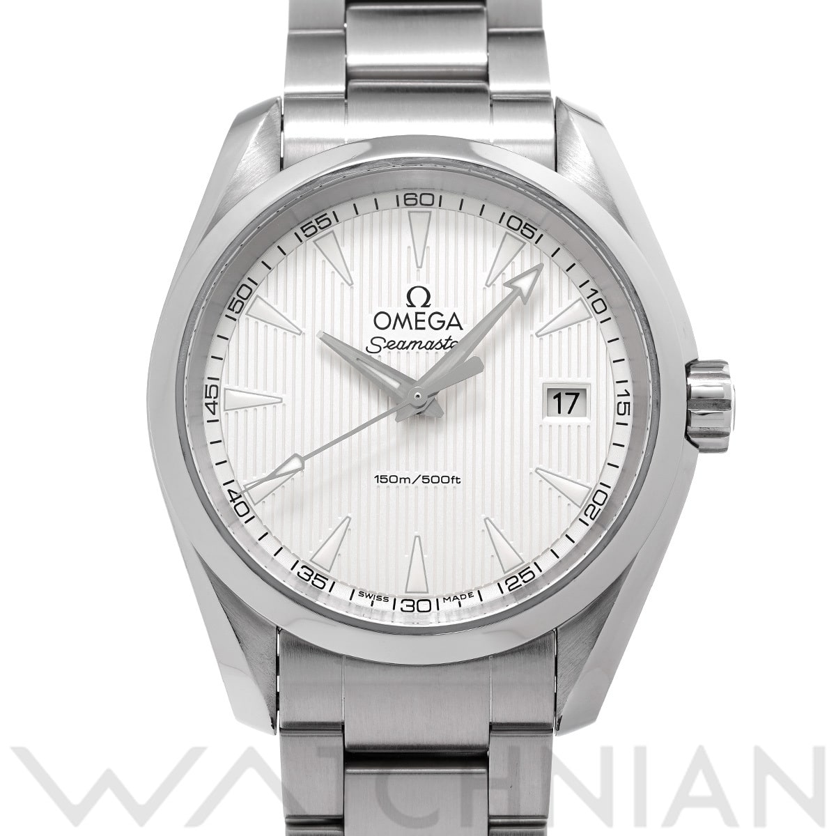 オメガ シーマスター アクアテラ クォーツ 231.10.39.60.02.001 シルバー メンズ 時計 【中古】【wristwatch】