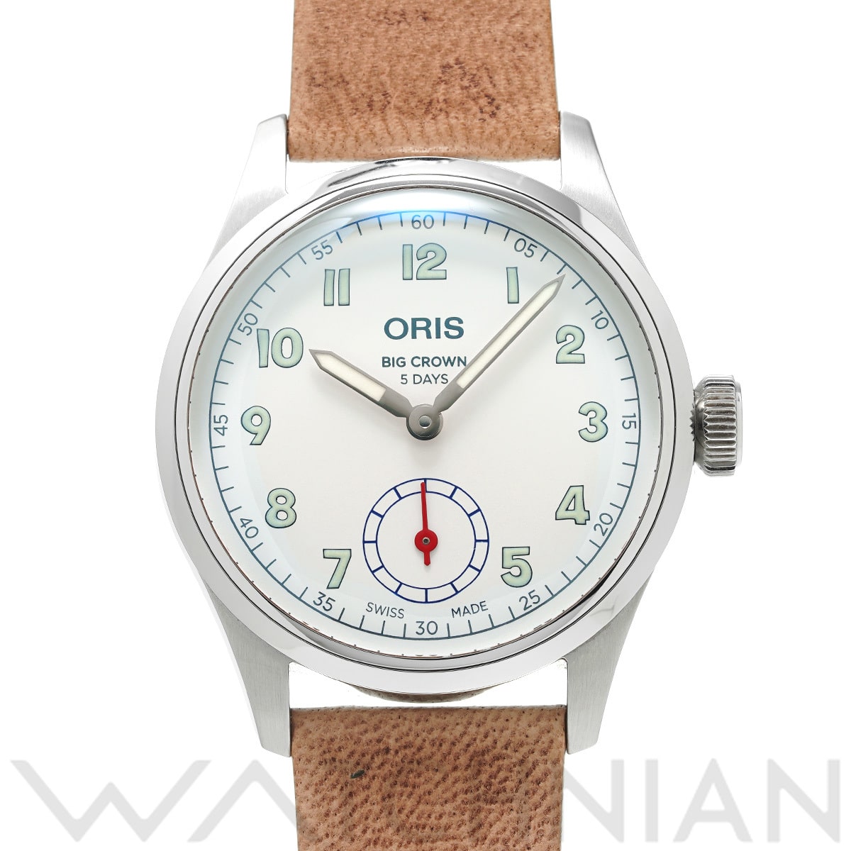 オリス ウィングスホブホープリミテッドエディション 01 401 7781 4081-Set ホワイト メンズ 時計 【中古】【wristwatch】