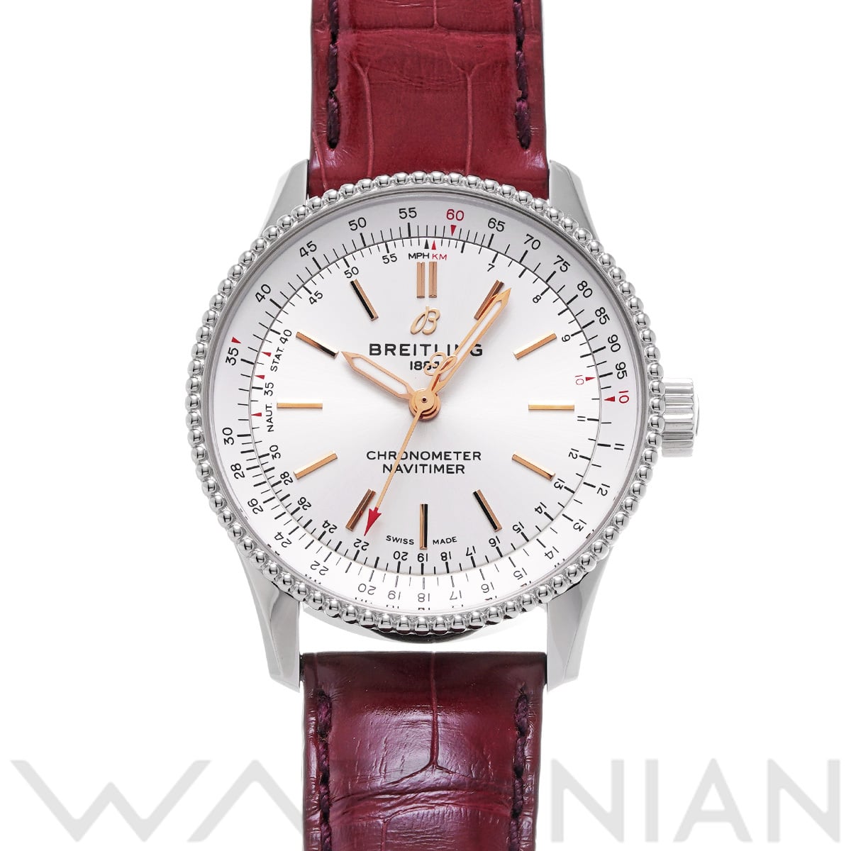 ブライトリング ナビタイマー オートマチック 35 A17395F41G1P1 シルバー ユニセックス 時計 【中古】【wristwatch】