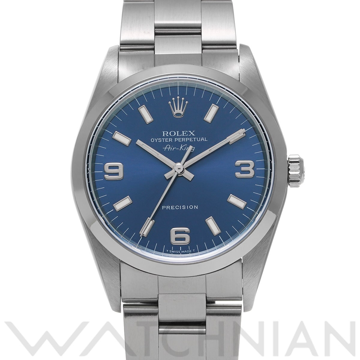ロレックス エアキング 14000 ブルー メンズ 時計 【中古】【wristwatch】