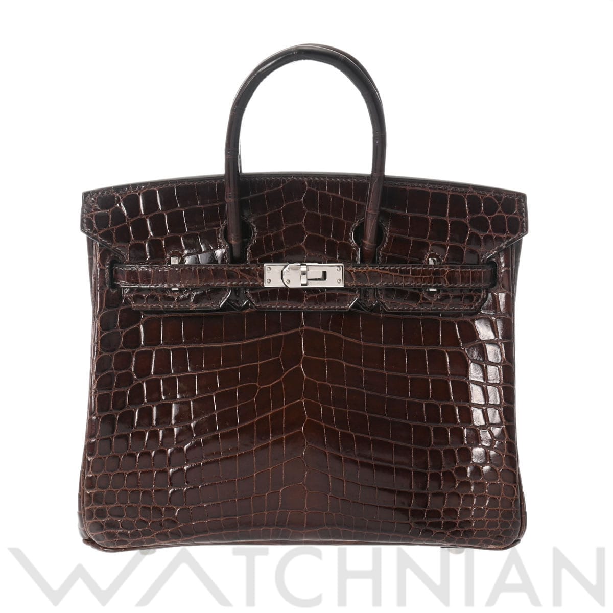 エルメス バーキン 25 コカオン ニロティカスリセ レディース バッグ 【中古】【bag】