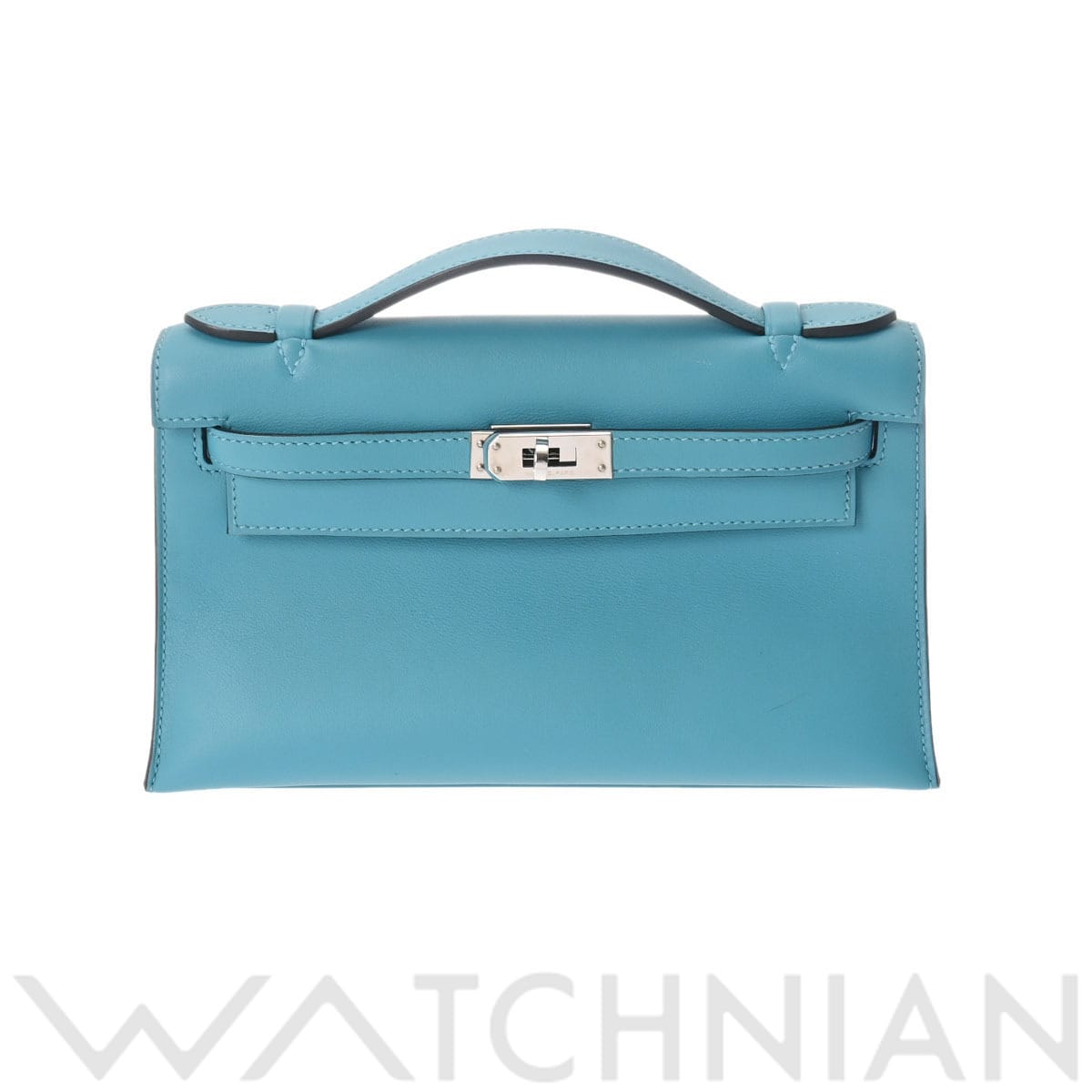エルメス ポシェット ケリー  ターコイズ ヴォースイフト レディース バッグ 【中古】【bag】