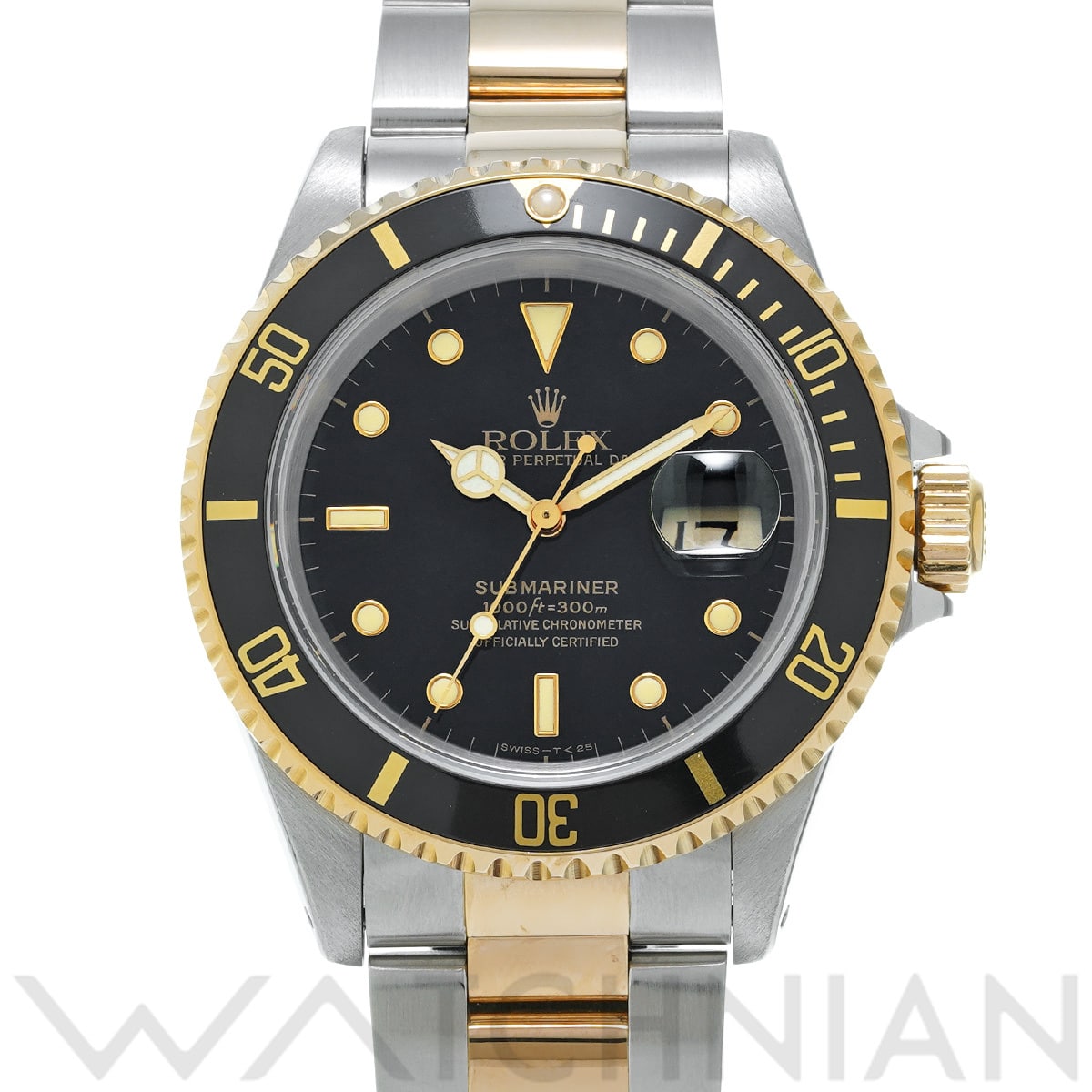 ロレックス サブマリーナ デイト 16613 ブラック メンズ 時計 【中古】【wristwatch】