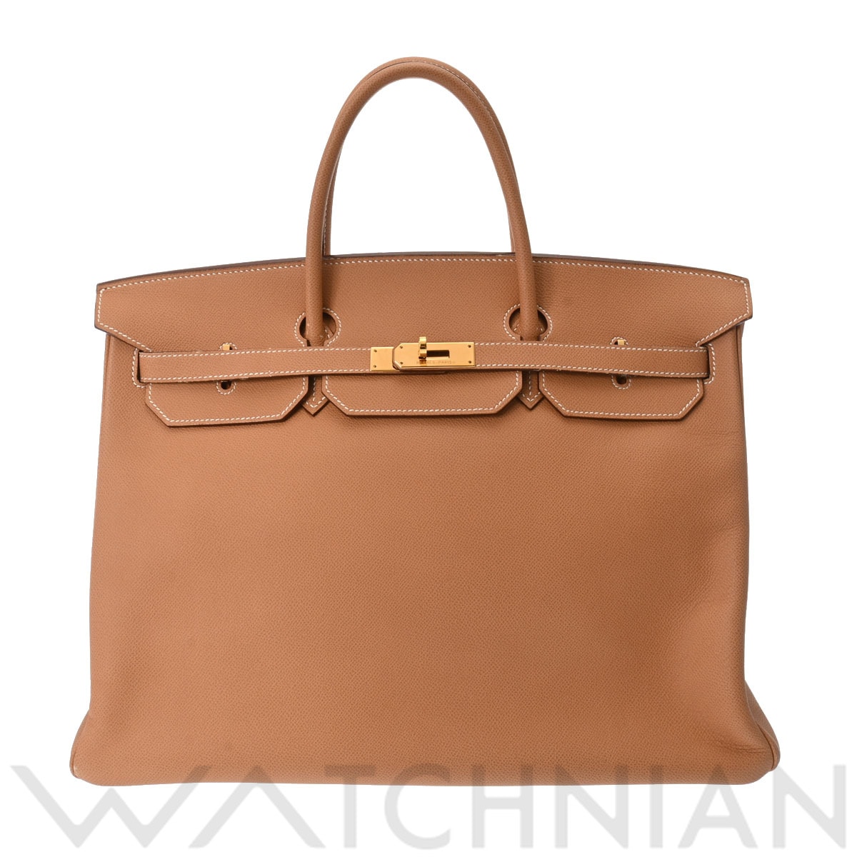 エルメス バーキン 40 ナチュラル ヴォーエプソン ユニセックス バッグ 【中古】【bag】