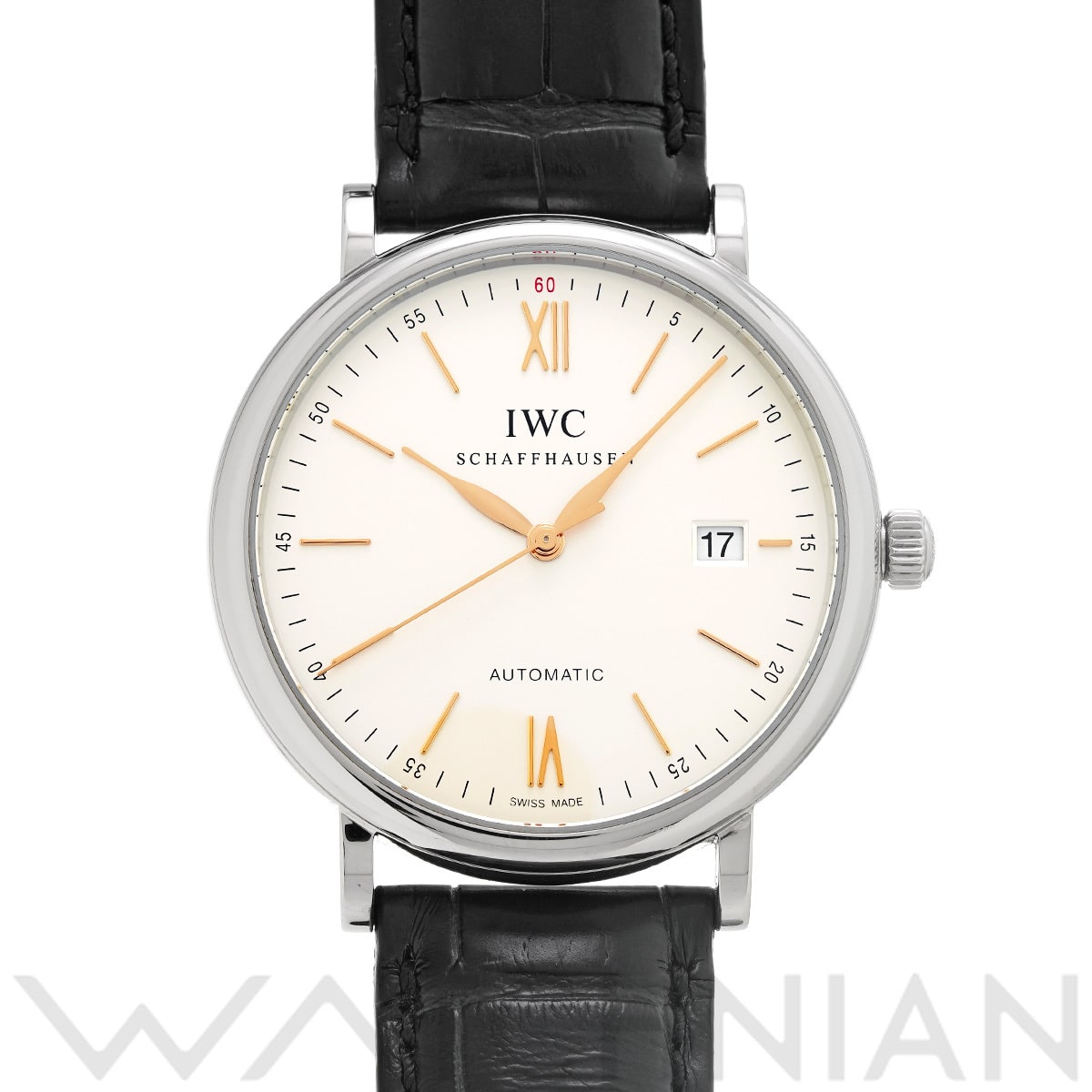 IWC ポートフィノ オートマティック IW356517 シルバー メンズ 時計 【中古】【wristwatch】