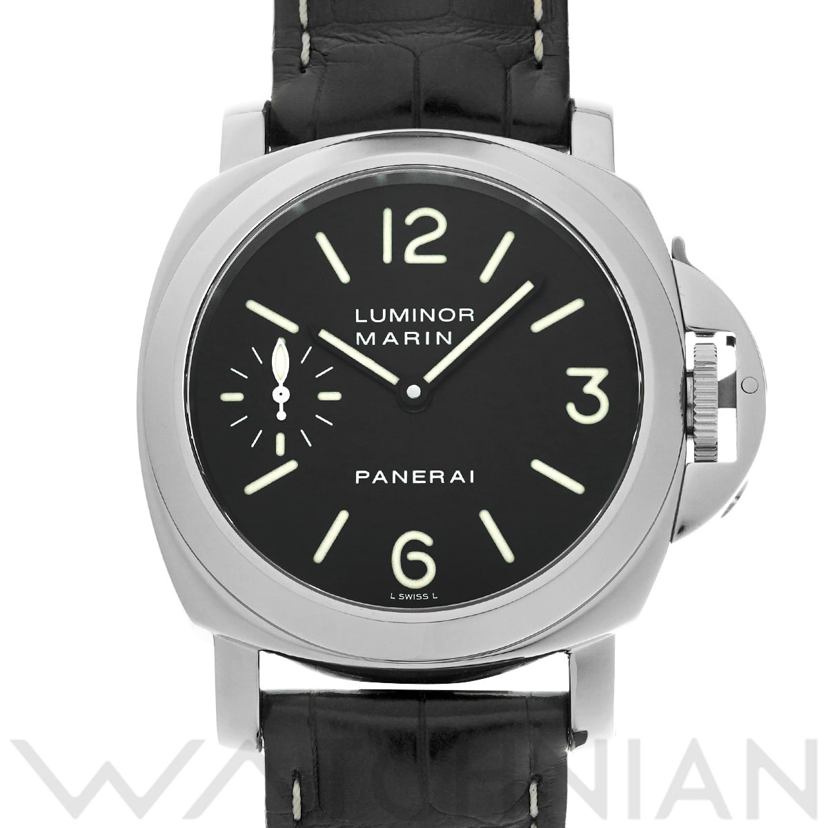 パネライ ルミノールマリーナ PAM00001 ブラック メンズ 時計 【中古】【wristwatch】