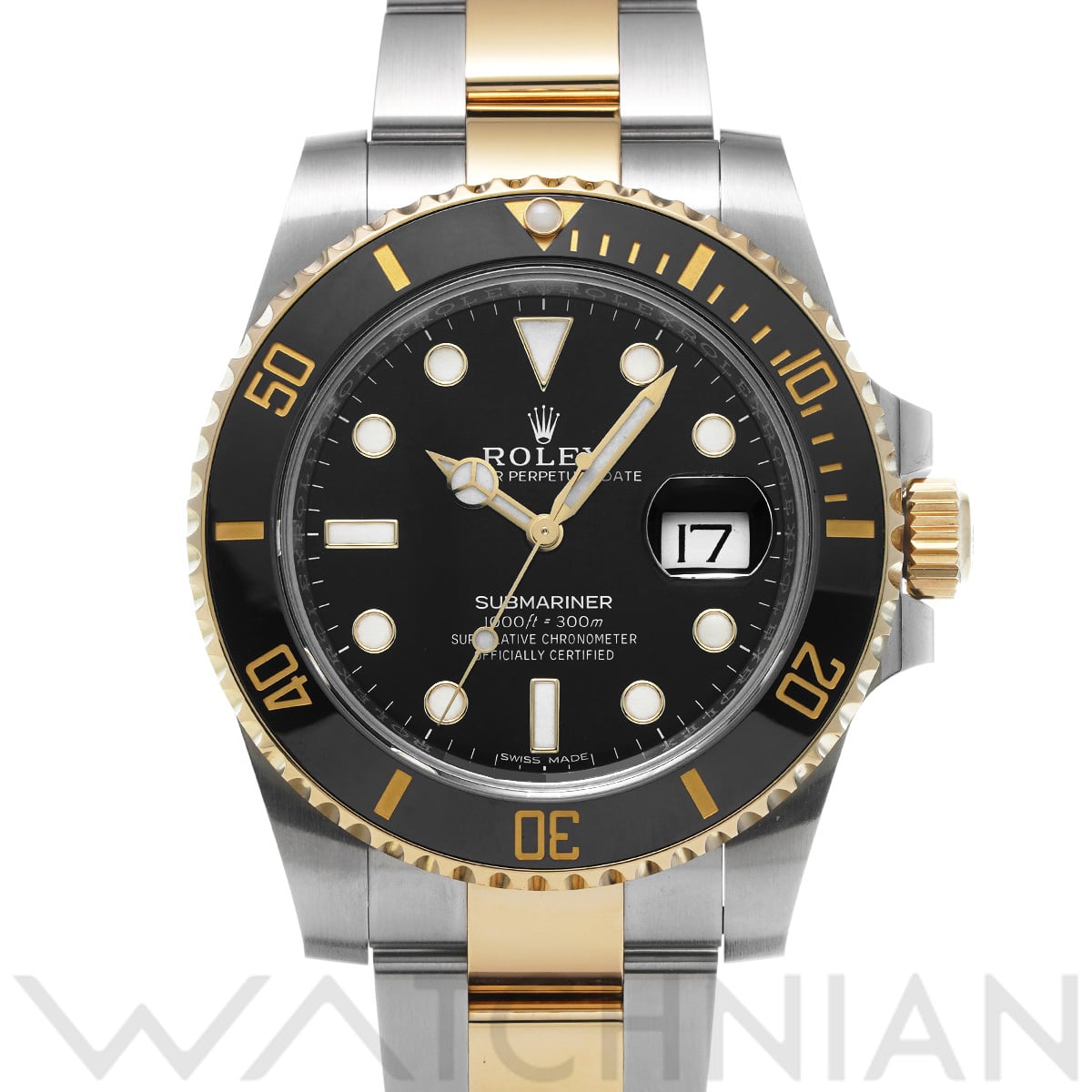 ロレックス サブマリーナ デイト 116613LN ブラック メンズ 時計 【中古】【wristwatch】