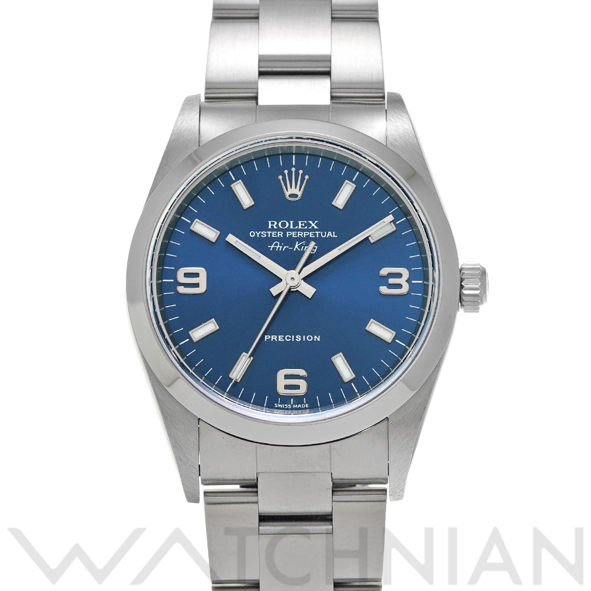 ロレックス エアキング 14000M ブルー メンズ 時計 【中古】【wristwatch】