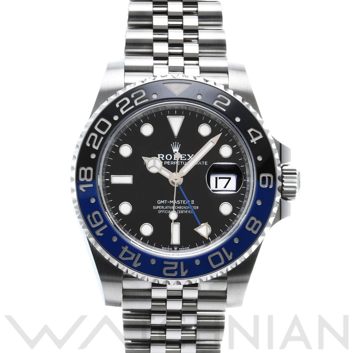 ロレックス GMTマスターII 126710BLNR ブラック メンズ 時計 【中古】【wristwatch】