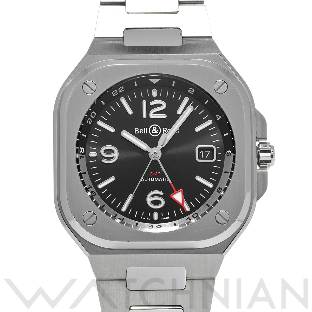 ベル＆ロス BR 05 GMT ブラック BR05G-BL-ST/SST ブラック メンズ 時計 【中古】【wristwatch】