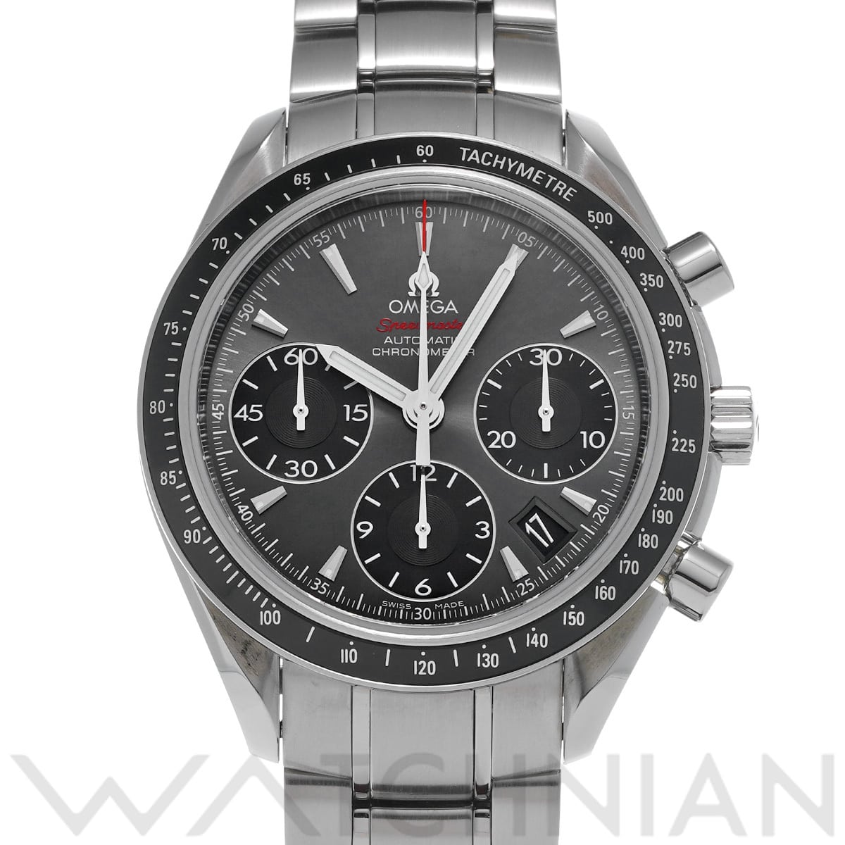 オメガ スピードマスター デイト 323.30.40.40.06.001 グレー/ブラック メンズ 時計 【中古】【wristwatch】