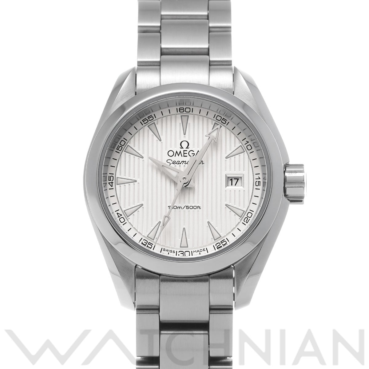 オメガ シーマスター アクアテラ クォーツ 231.10.30.60.02.001 シルバー レディース 時計 【中古】【wristwatch】