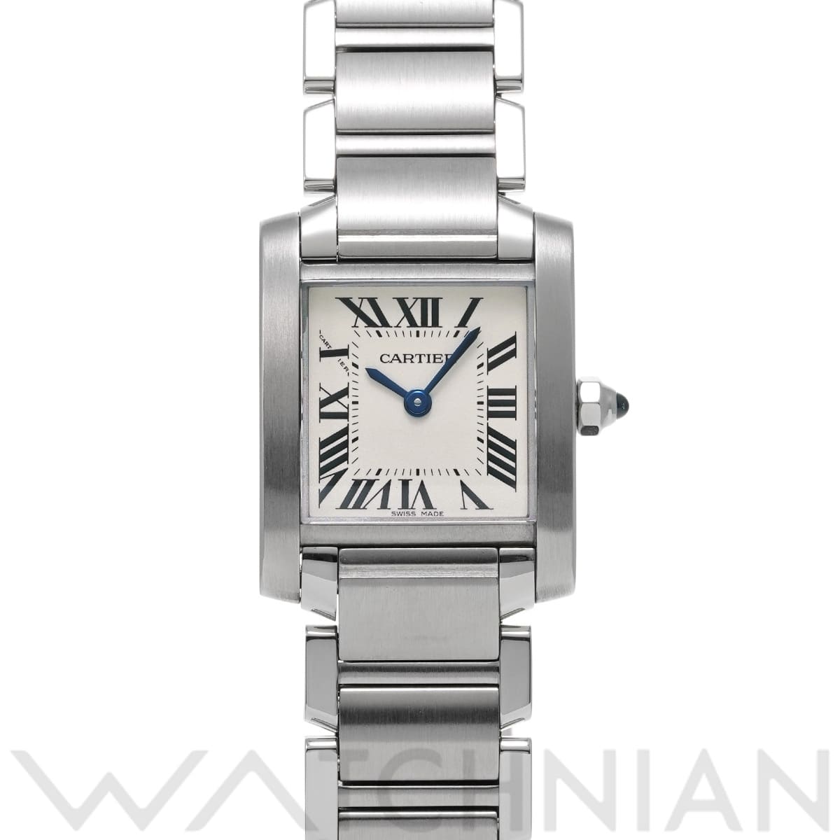 カルティエ タンクフランセーズ SM 2384 シルバー レディース 時計 【中古】【wristwatch】