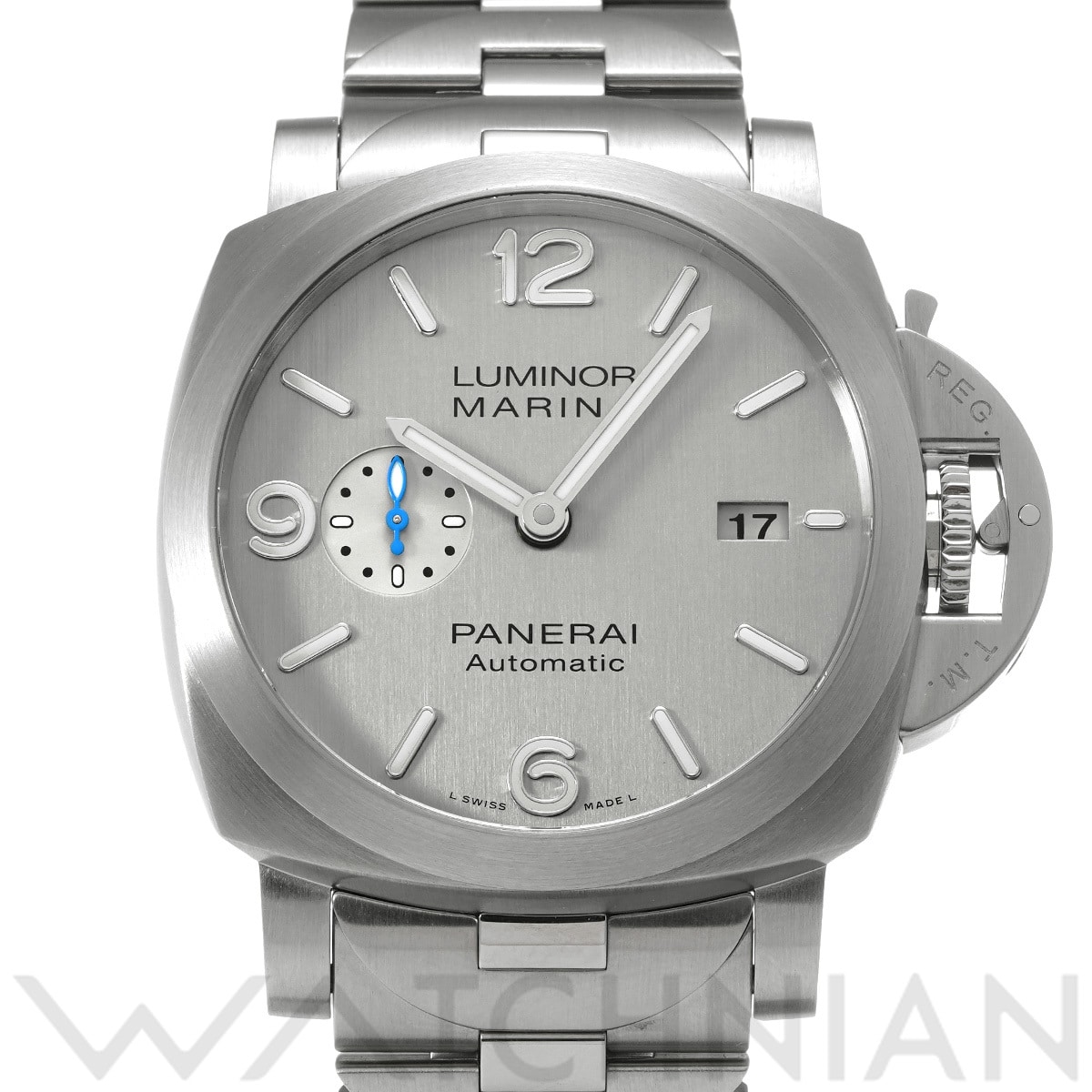 パネライ ルミノール マリーナ 44mm PAM00978 シルバー メンズ 時計 【中古】【wristwatch】