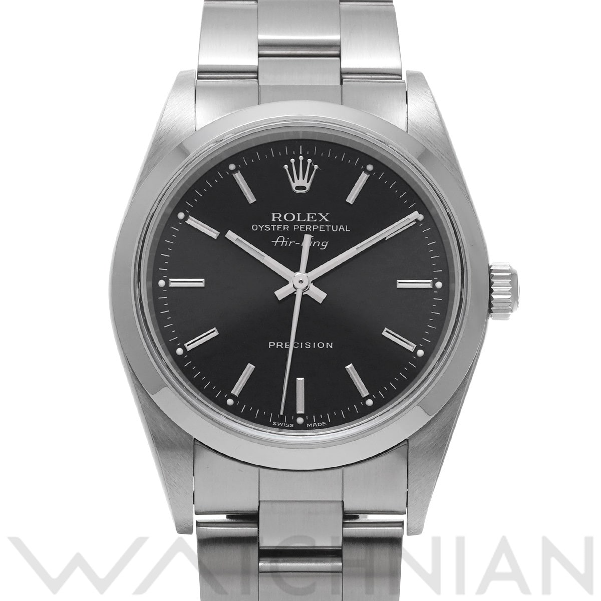 ロレックス エアキング 14000M ブラック メンズ 時計 【中古】【wristwatch】