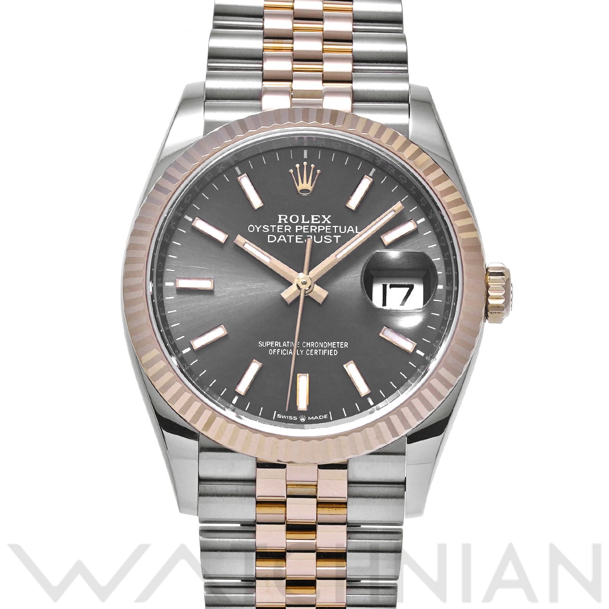 ロレックス デイトジャスト 36 126231 スレート メンズ 時計 【中古】【wristwatch】