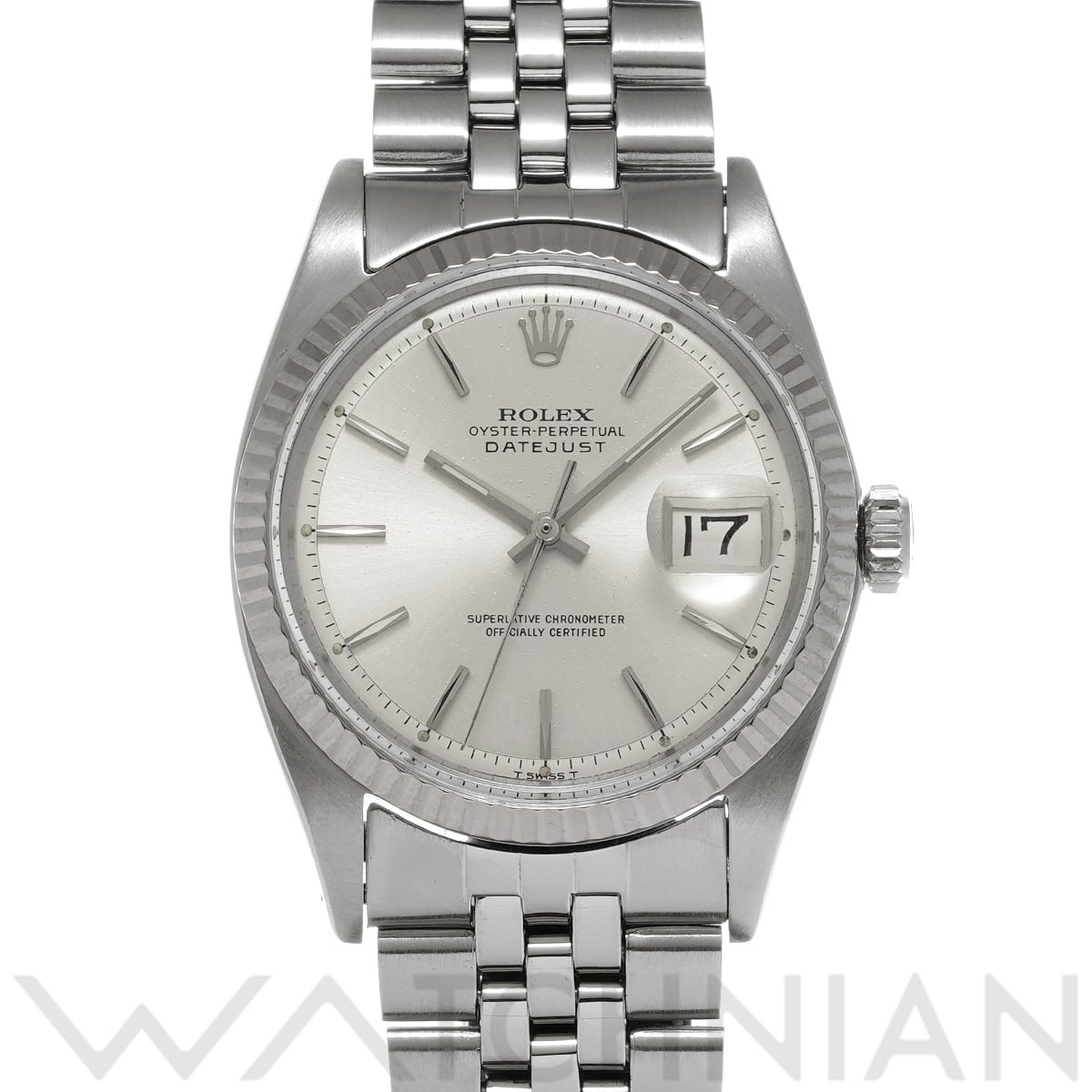 ロレックス デイトジャスト 1601 シルバー メンズ 時計 【中古】【wristwatch】