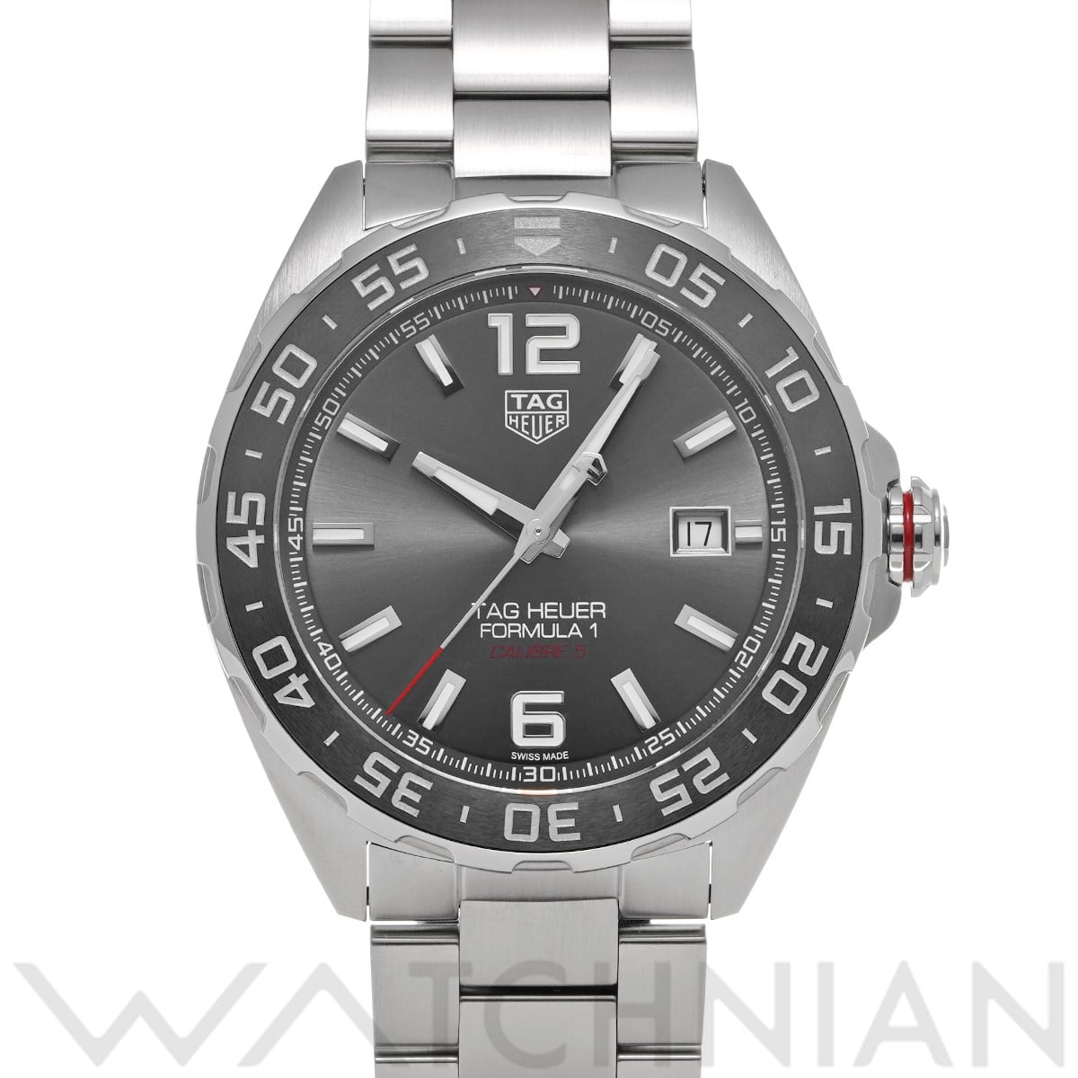 タグ ホイヤー フォーミュラ1 キャリバー5 WAZ2011.BA0842 グレー メンズ 時計 【中古】【wristwatch】