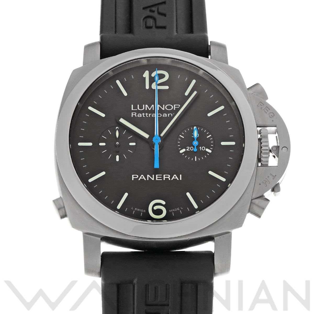 パネライ ルミノール 1950 ラトラパンテ PAM00362 ブラック メンズ 時計 【中古】【wristwatch】