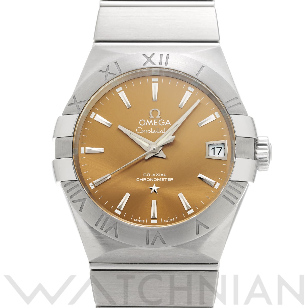 オメガ コンステレーション コーアクシャル 123.10.38.21.10.001 ブラウン メンズ 時計 【中古】【wristwatch】