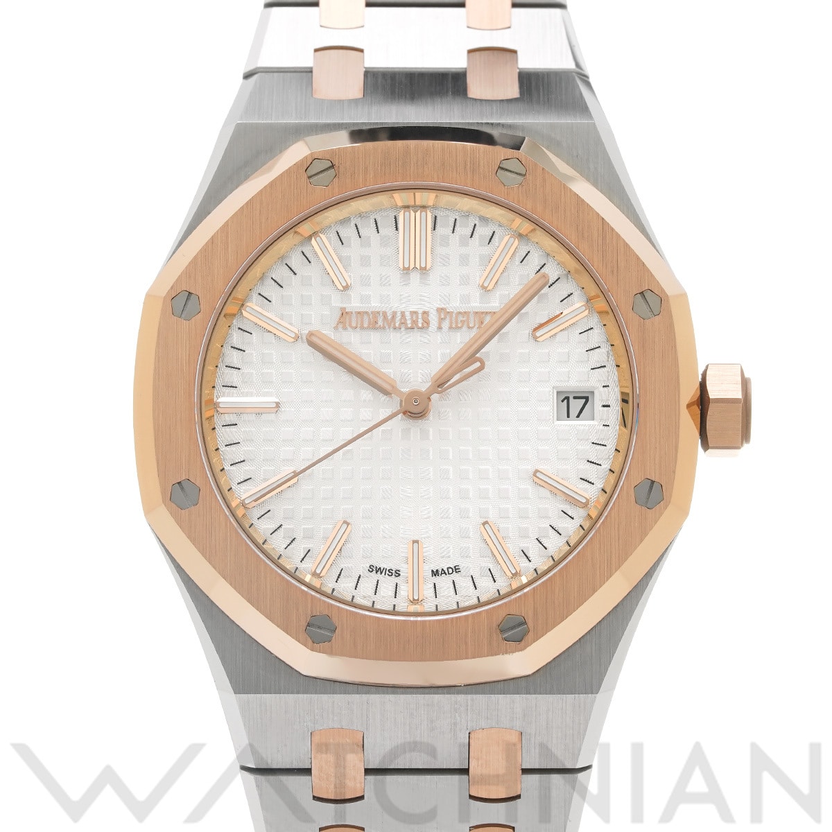 オーデマ ピゲ ロイヤルオーク オートマティック 15550SR.OO.1356SR.02 シルバー レディース 時計 【中古】【wristwatch】