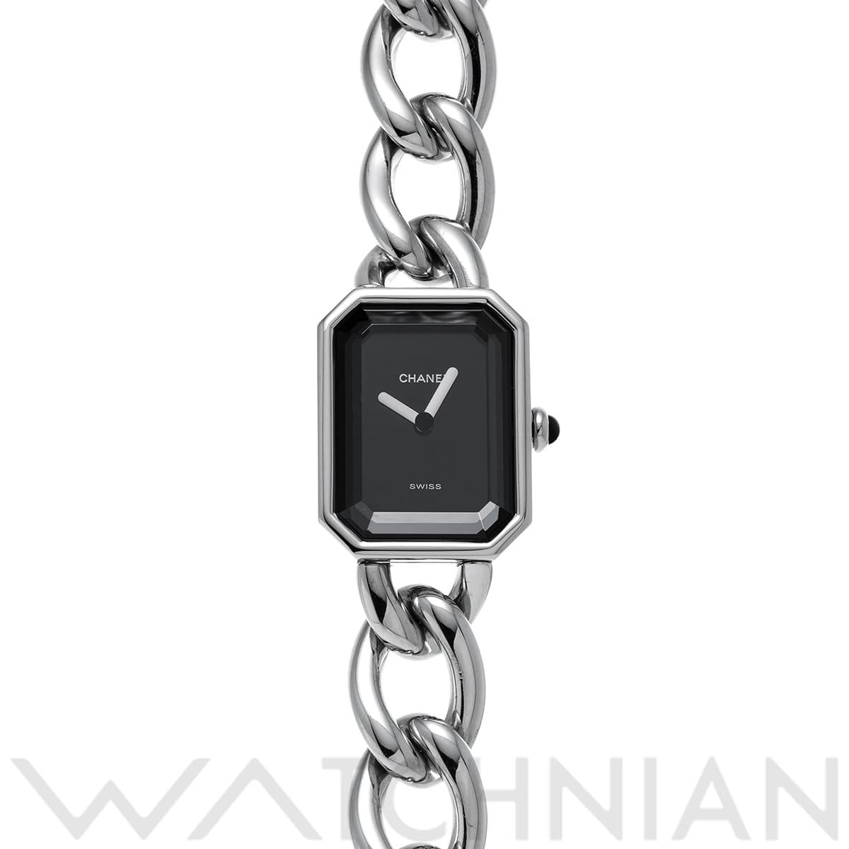 シャネル プルミエール L H0452 ブラック レディース 時計 【中古】【wristwatch】