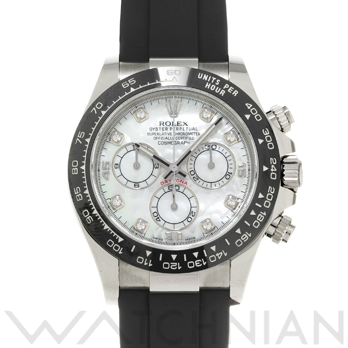 ロレックス コスモグラフ デイトナ 116519LNNG ホワイトシェル/ダイヤモンド メンズ 時計 【中古】【wristwatch】