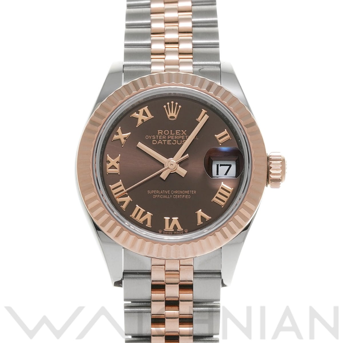 ロレックス レディ デイトジャスト 28 279171 チョコレート レディース 時計 【中古】【wristwatch】