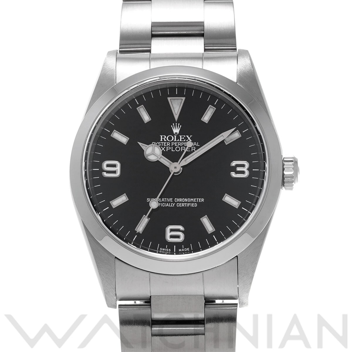 ロレックス エクスプローラー 14270 ブラック メンズ 時計 【中古】【wristwatch】