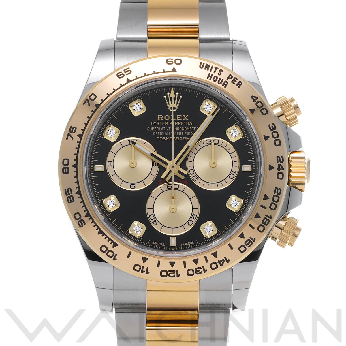ロレックス コスモグラフ デイトナ 126503G ブラック/ダイヤモンド メンズ 時計 【中古】【wristwatch】