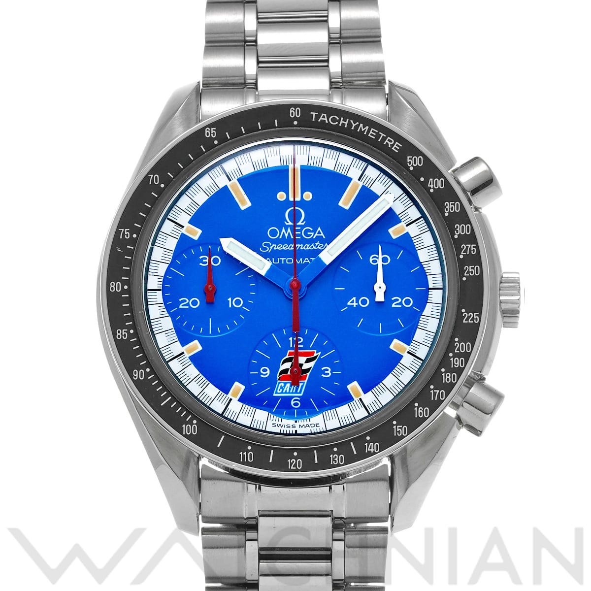 オメガ スピードマスター レーシング ミハエル・シューマッハ 3510.80 ブルー メンズ 時計 【中古】【wristwatch】