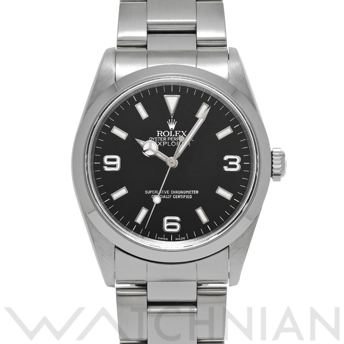 ロレックス エクスプローラー 14270 ブラック メンズ 時計 【中古】【wristwatch】