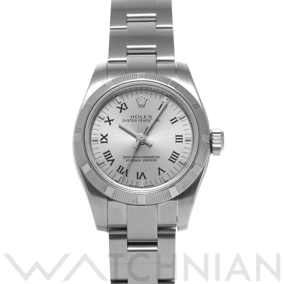 ロレックス オイスターパーペチュアル 26 176210 シルバー レディース 時計 【中古】【wristwatch】