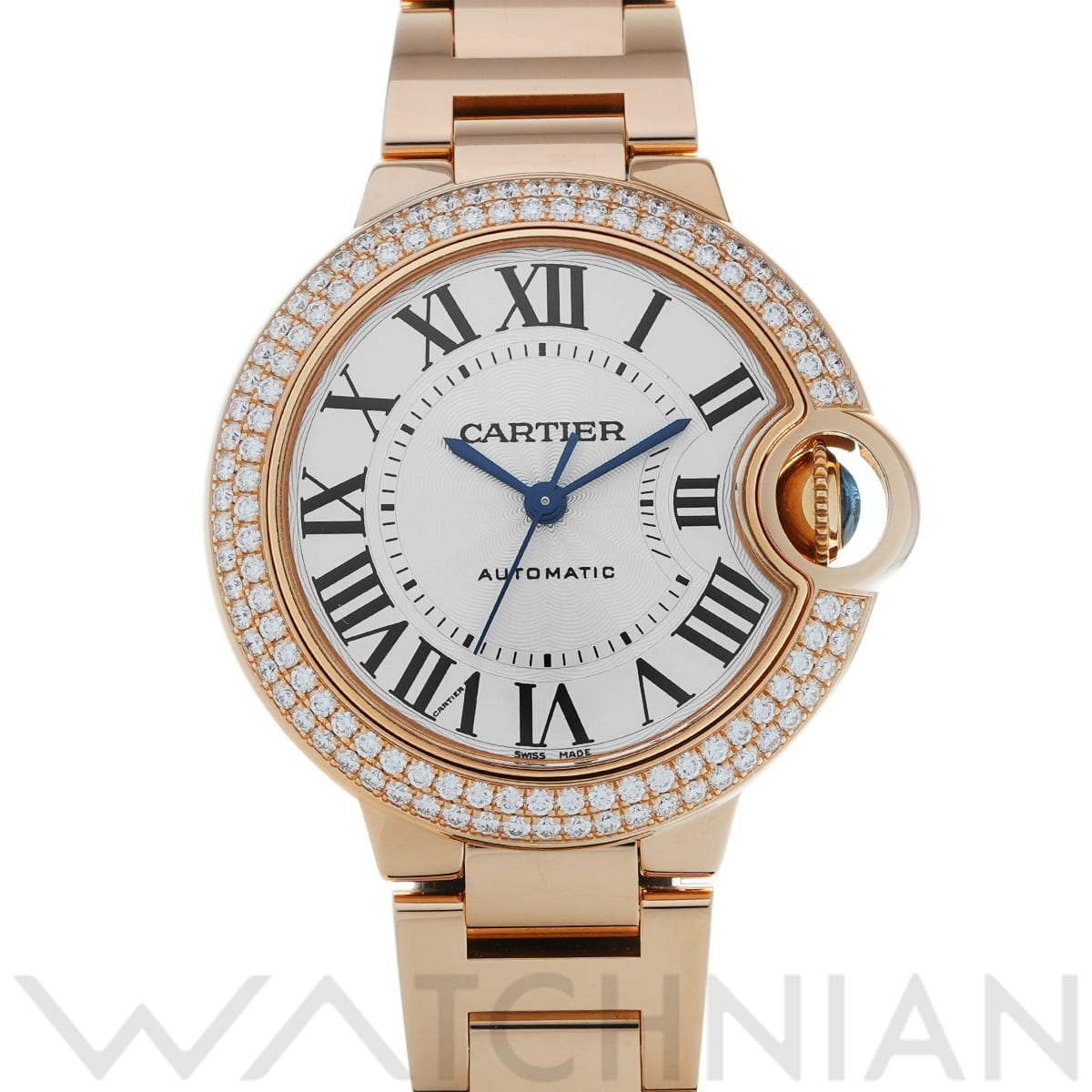 カルティエ バロンブルー ドゥ カルティエ WJBB0066 シルバー メンズ 時計 【中古】【wristwatch】