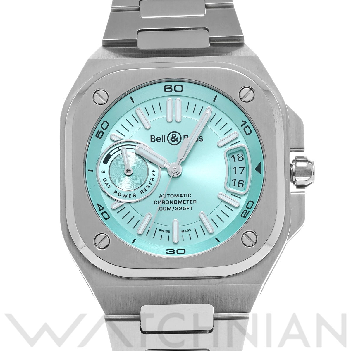 ベル＆ロス BR-X5 アイスブルースチール BRX5R-IB-ST/SST アイスブルー メンズ 時計 【中古】【wristwatch】