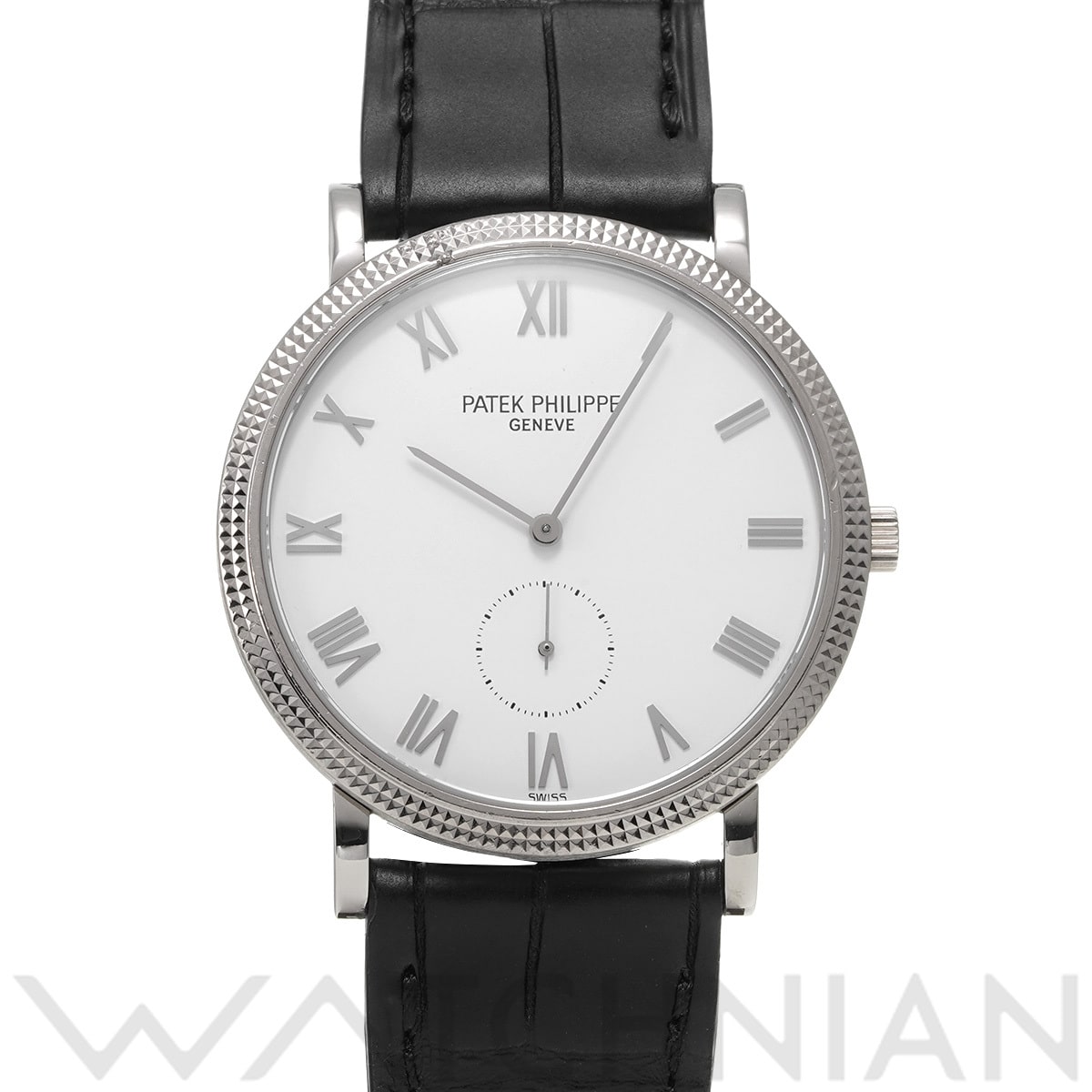 パテック フィリップ カラトラバ 3919SG-001 ホワイト メンズ 時計 【中古】【wristwatch】