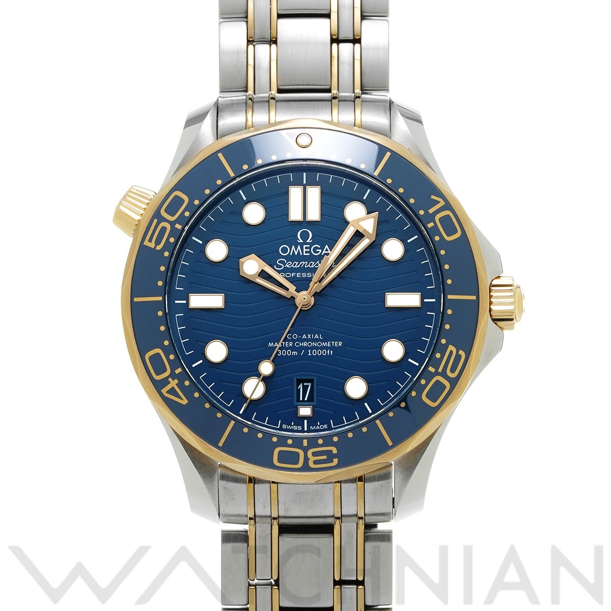 オメガ シーマスター ダイバー 300 マスタークロノメーター 210.22.42.20.03.001 ブルー メンズ 時計 【中古】【wristwatch】