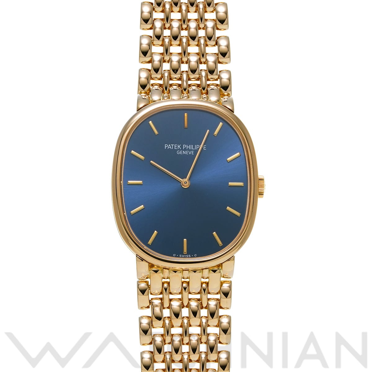 パテック フィリップ ゴールデンエリプス 3848/22J ブルー ユニセックス 時計 【中古】【wristwatch】