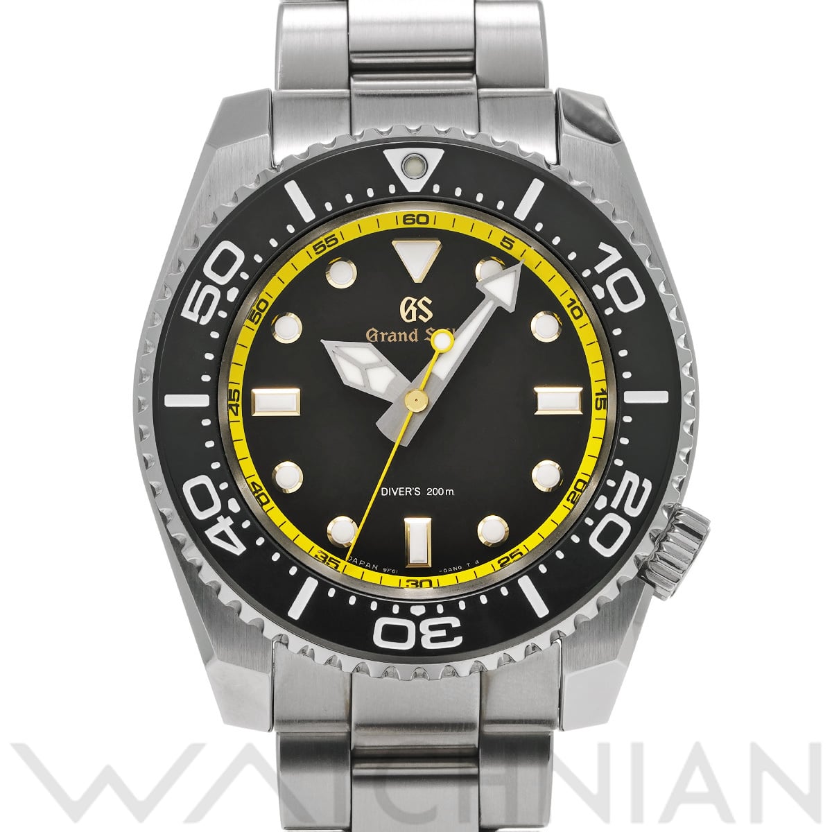 グランドセイコー スポーツコレクション 9Fクォーツ タフGS ダイバーズ SBGX339 ブラック メンズ 時計 【中古】【wristwatch】