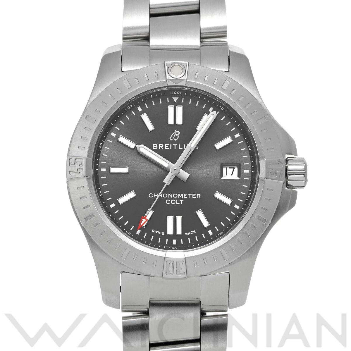 ブライトリング コルト オートマチック 41 A17313101F1A1 アンスラサイトグレー メンズ 時計 【中古】【wristwatch】