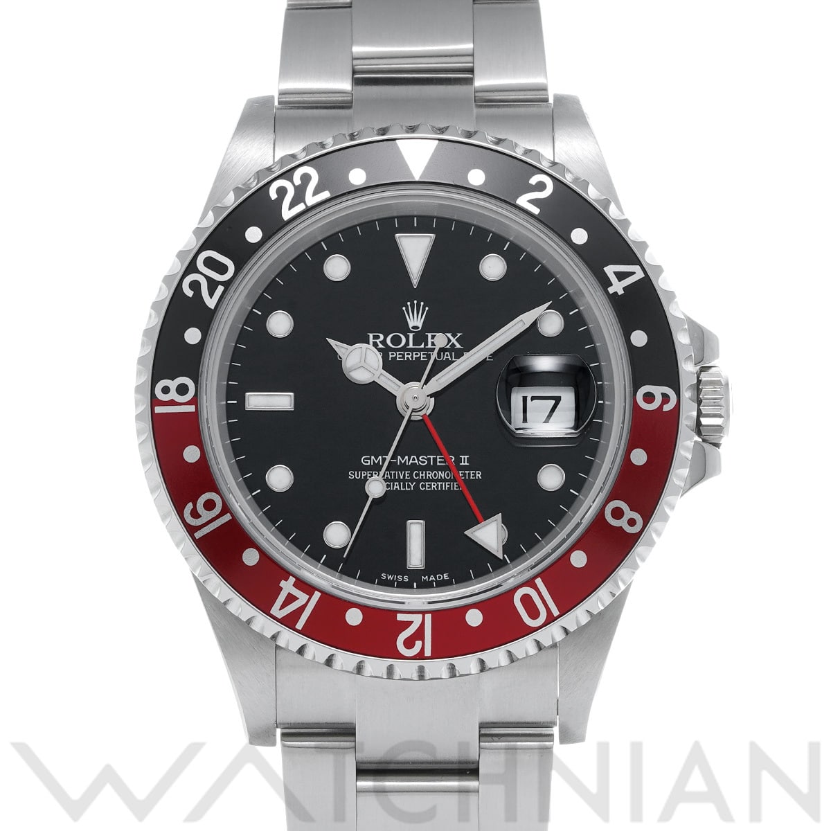 ロレックス GMTマスターII 16710 ブラック メンズ 時計 【中古】【wristwatch】